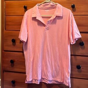 Mens Pink Polo Shirt